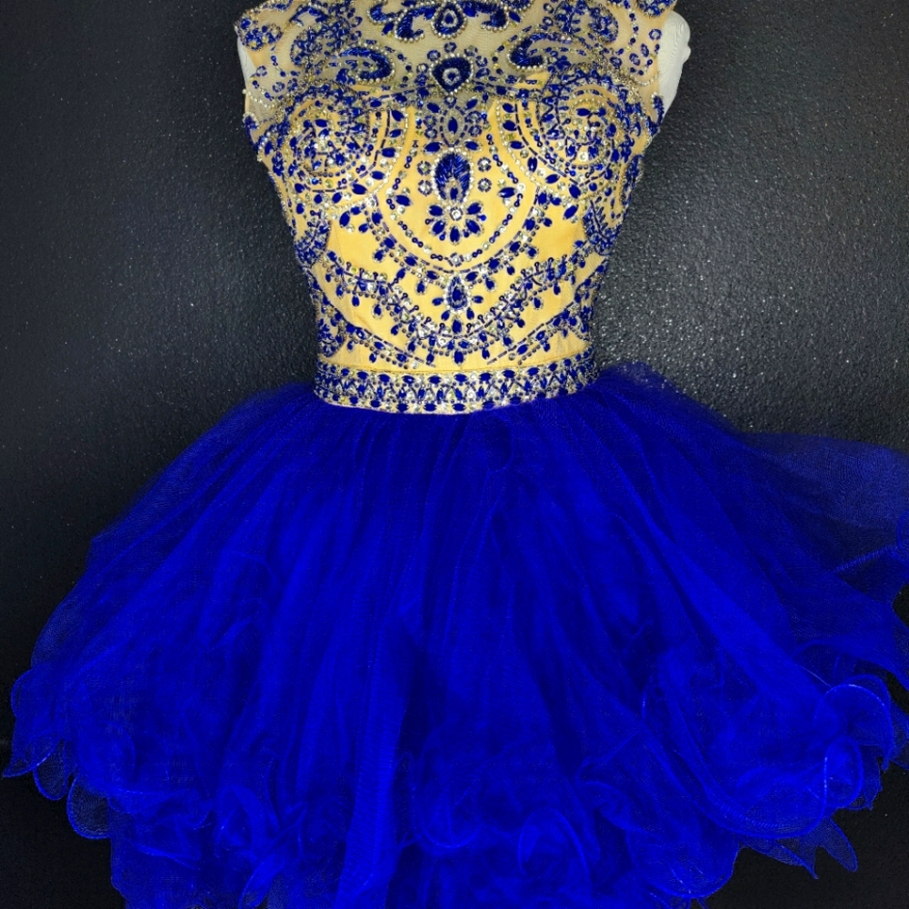 Let's Beaded and Chiffon Formal Dress